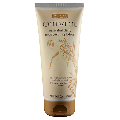 BEAUTY FORMULAS Лосьон для тела увлажняющий на основе овсяного киселя для ежедневного применения