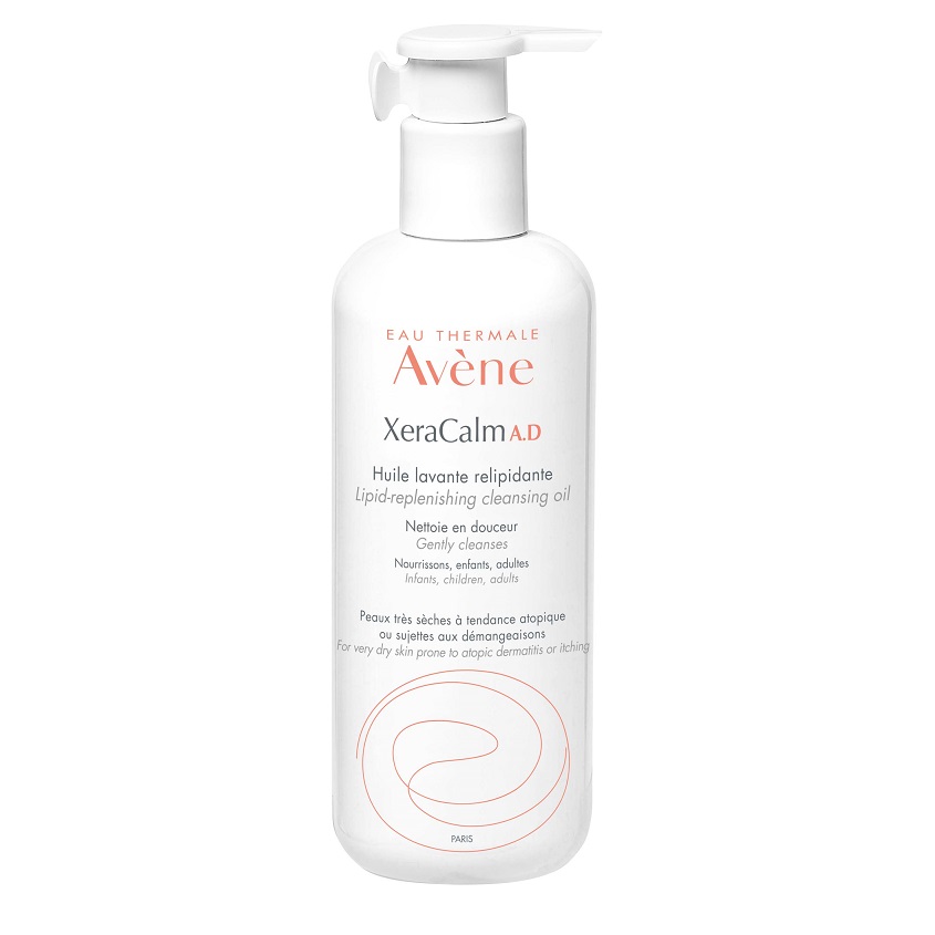 AVENE XeraCalm A.D. Очищающее липидо-восполняющее масло