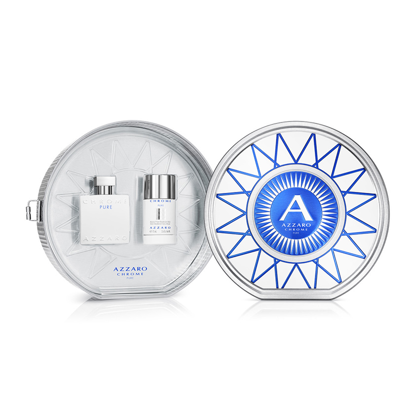 AZZARO Подарочный набор Azzaro Chrome Pure
