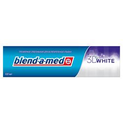 BLEND-A-MED Зубная паста 3D White Трехмерное отбеливание 100 мл