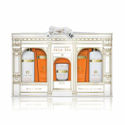 

BAYLIS & HARDING Подарочный набор женский для СПА 2х250 мл + 2х100 мл + Свеча