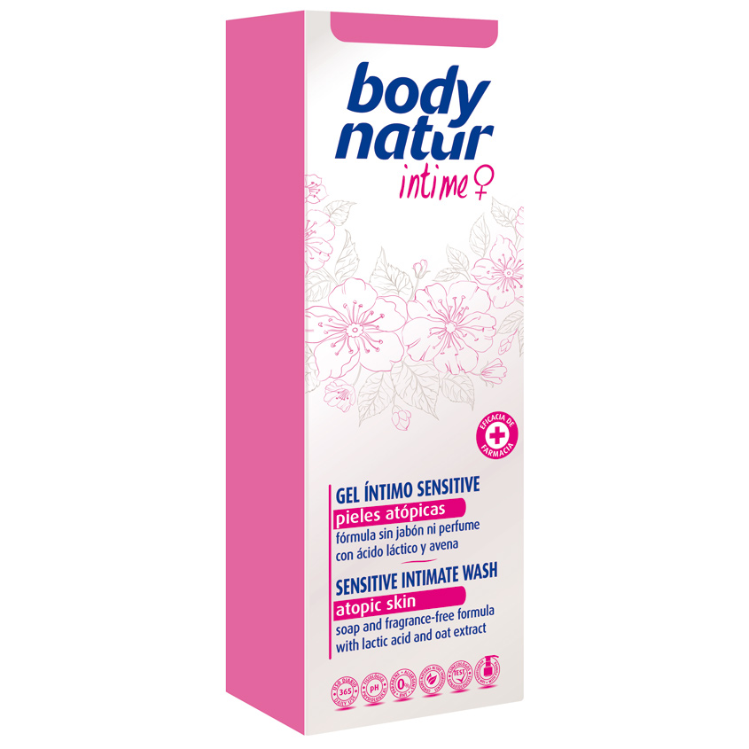 

BODY NATUR Нежное средство для интимной гигиены для атопической кожи