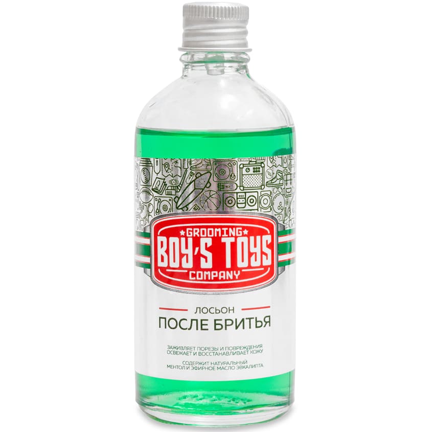 

BOY'S TOYS Лосьон после бритья Ментол и Эвкалипт