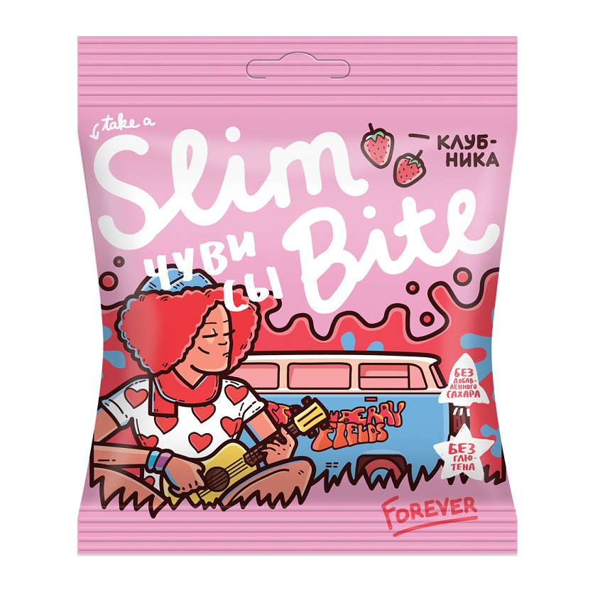 

TAKE A SLIM BITE Мармелад Чувисы Клубника