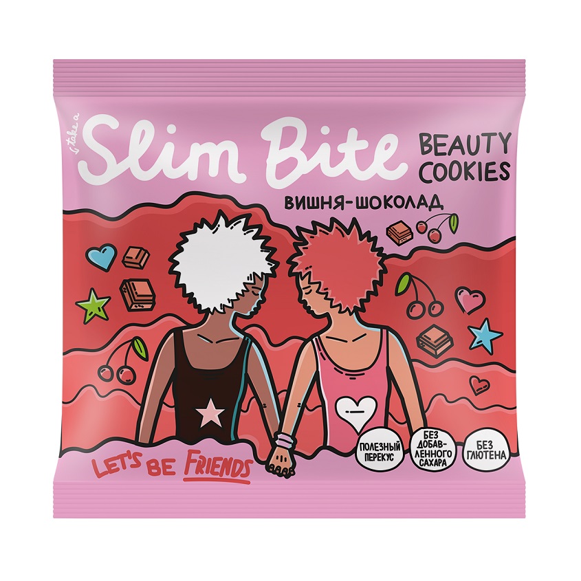 

TAKE A SLIM BITE Печенье Вишня-шоколад