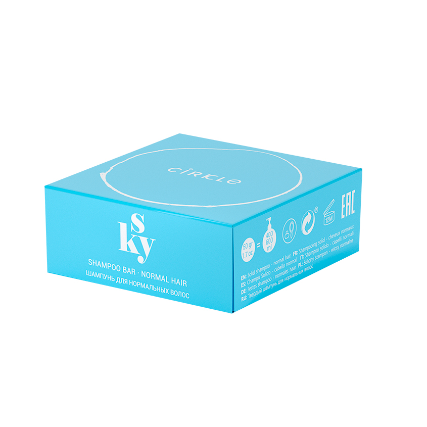 Твердый шампунь SKY для нормальных волос