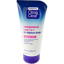 CLEAN & CLEAR Гель-маска 3в1 от черных точек