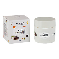YUMMMY Крем-маска детокс ночная Шоколадный фондан 50 МЛ