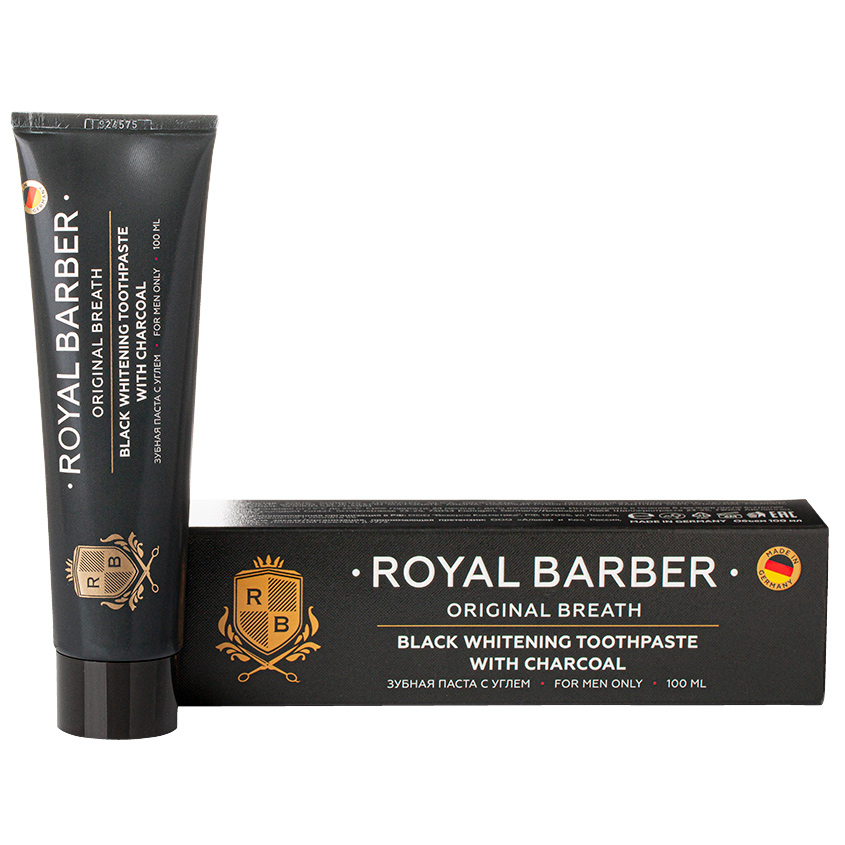 

ROYAL BARBER Зубная паста с углем