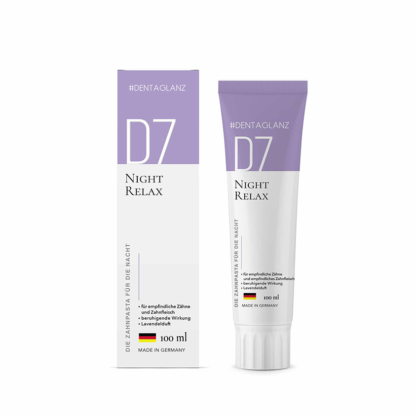 

#DENTAGLANZ Зубная паста D7 Night Relax
