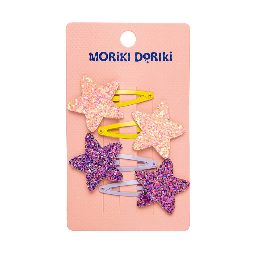 

MORIKI DORIKI Детские заколки для волос "Сияющие звездочки"