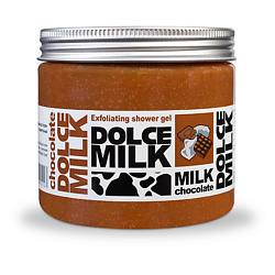 DOLCE MILK Гель-скраб для душа Молоко и Шоколад 400 мл