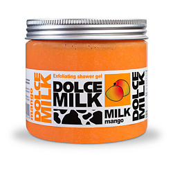 DOLCE MILK Гель-скраб для душа Молоко и Манго 400 мл