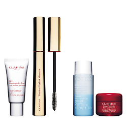 

CLARINS Набор средств для макияжа глаз Wonder Perfect 20 мл + 7 мл + 4 мл + 30 мл