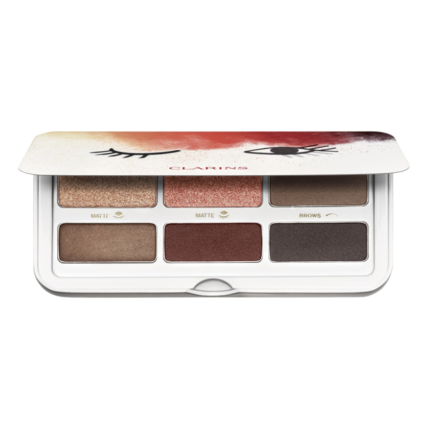 CLARINS Палитра для макияжа глаз и бровей Ready in A Flash