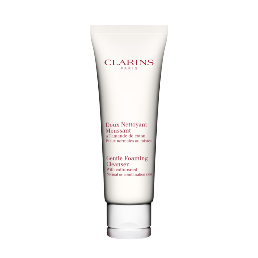 

CLARINS Очищающий пенящийся крем с экстрактом хлопка для нормальной или комбинированной кожи Doux Nettoyant Moussant