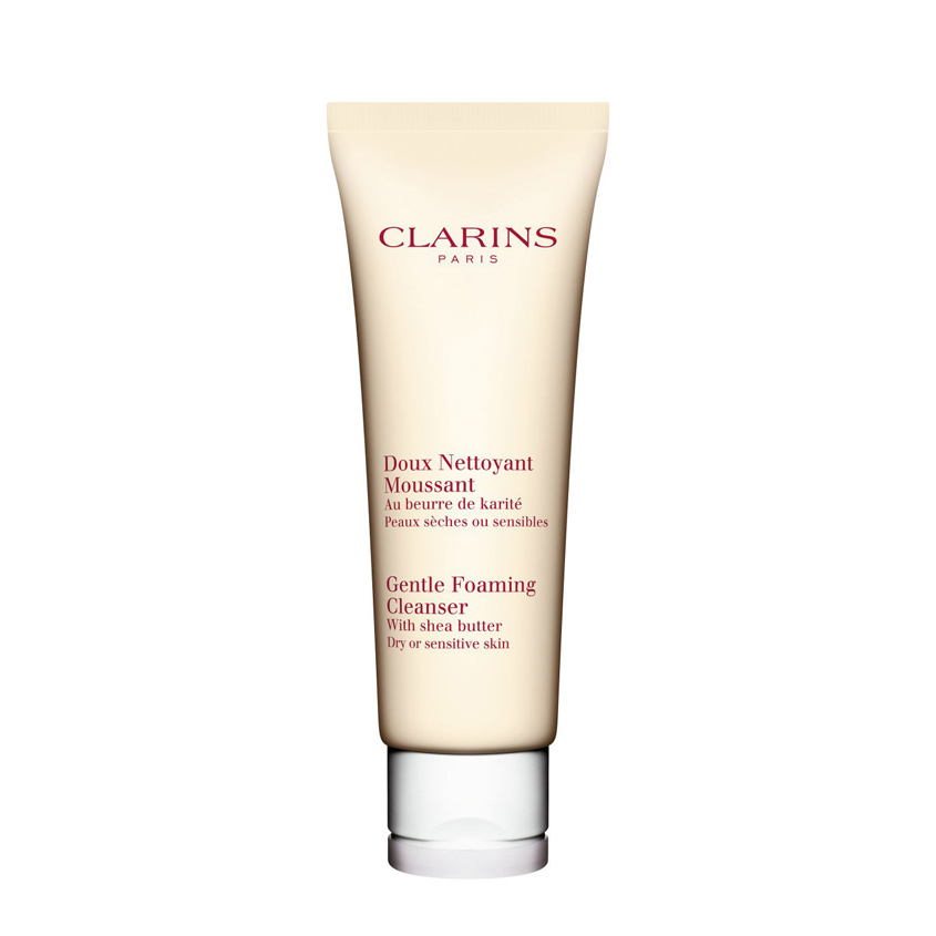 

CLARINS Смягчающий и очищающий пенящийся крем с маслом карите