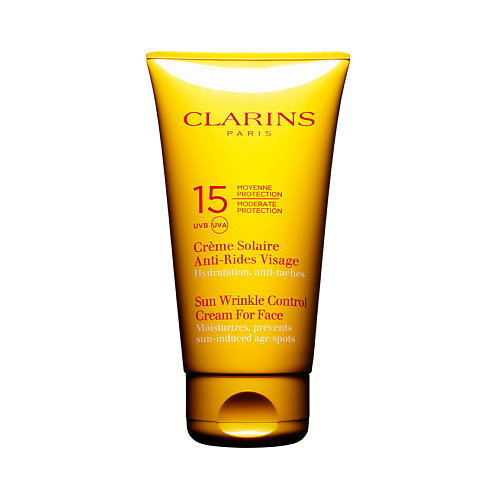 CLARINS Солнцезащитный крем для лица, предупреждающий появление морщин и пигментных пятен UVA/UVB 15