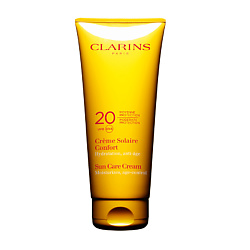 

CLARINS Солнцезащитный крем для комфортного загара лица и тела, предотвращающий старение кожи UVA/UVB 20 200 мл