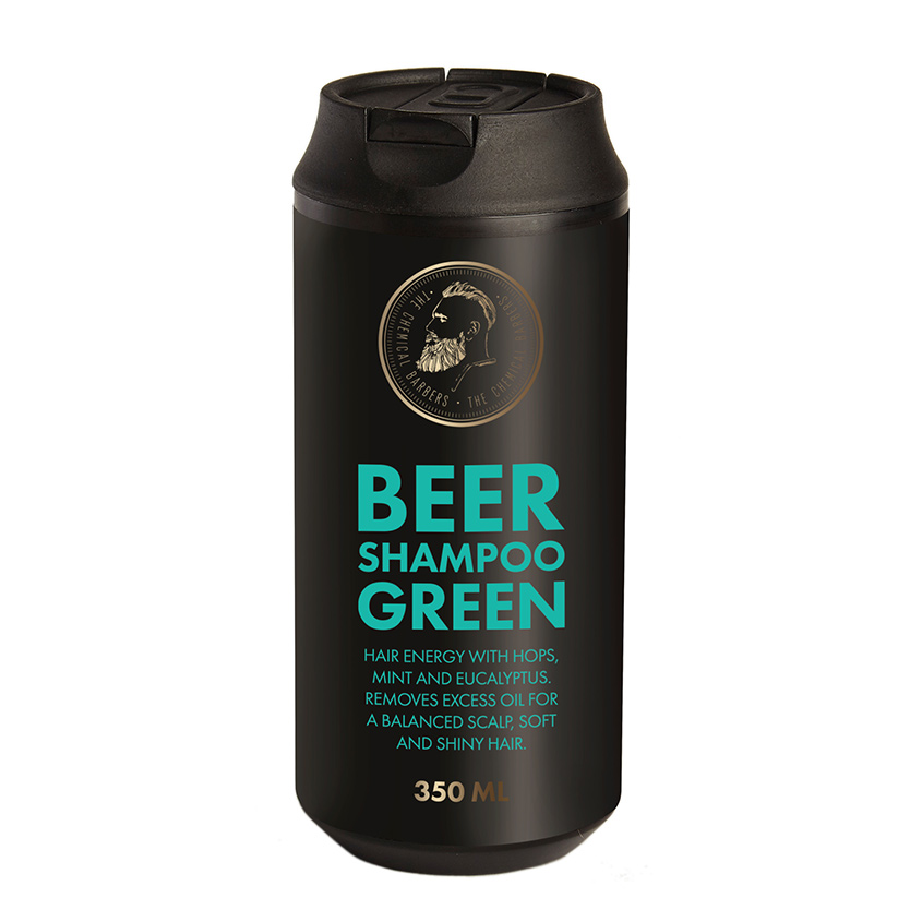 Шампунь BEER SHAMPOO GREEN с мятой и эвкалиптом