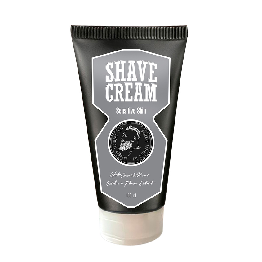 THE CHEMICAL BARBERS Увлажняющий крем для бритья для чувствительной кожи MOISTURIZING SHAVE CREAM FOR SENSITIVE SKIN