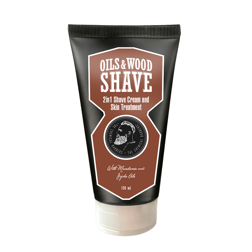 

THE CHEMICAL BARBERS Крем для бритья "Масло и Дерево" OILS&WOOD SHAVE CREAM