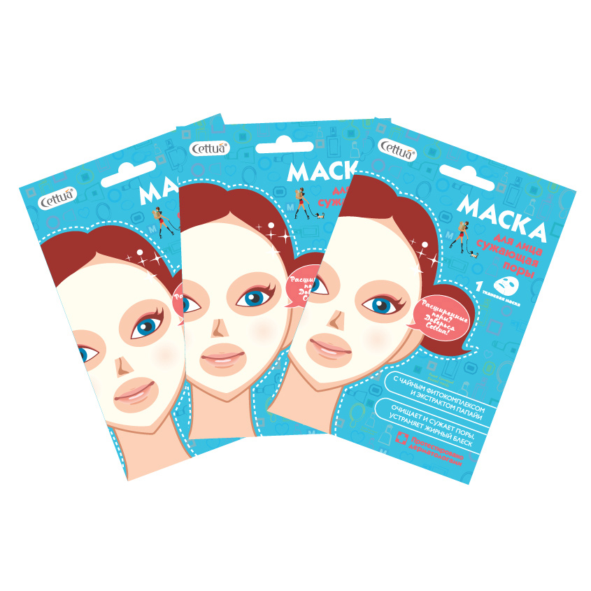 

CETTUA Маска для лица сужающая поры