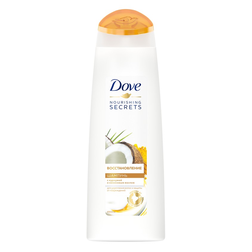 

DOVE Шампунь Восстановление с куркумой и кокосовым маслом