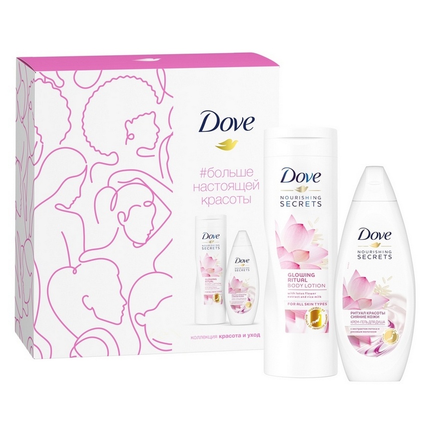 DOVE Подарочный набор коллекция КРАСОТА И УХОД купить по низким ценам в ...