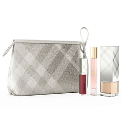 BURBERRY Макияжный набор в косметичке Burberry beauty Festive 2017 Burberry beauty POUCH