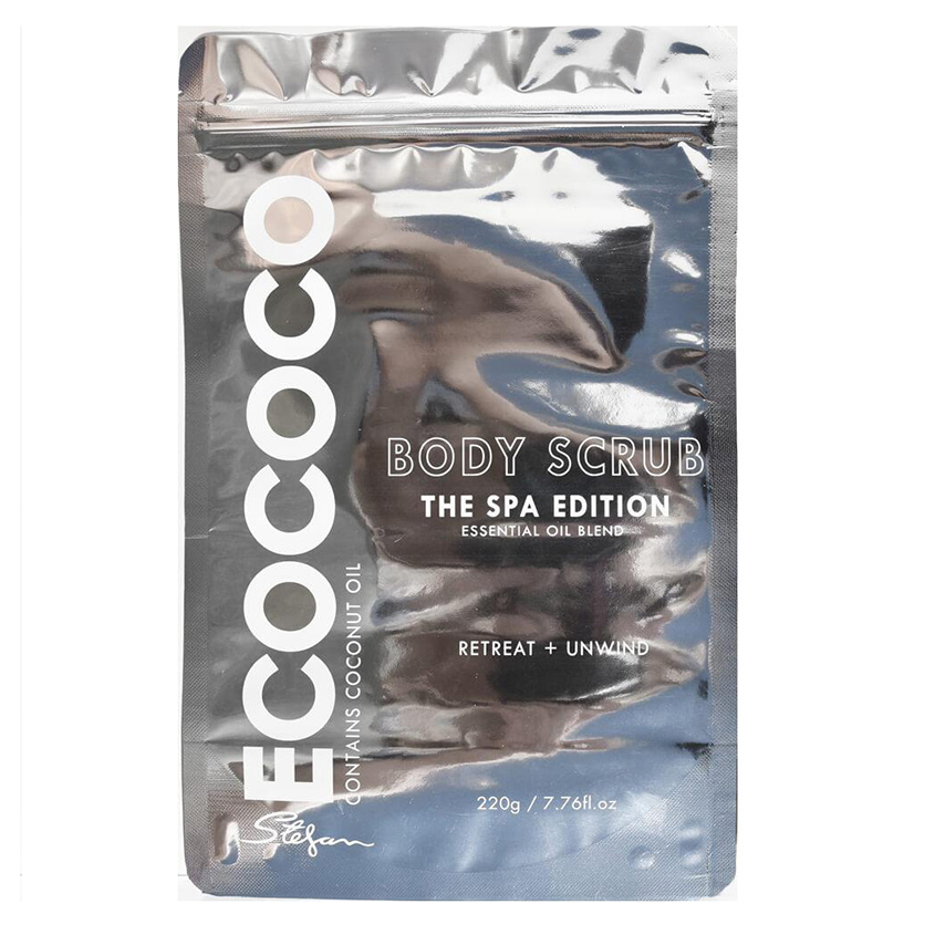 Скраб для тела с кокосом и эфирными маслами Ecococo