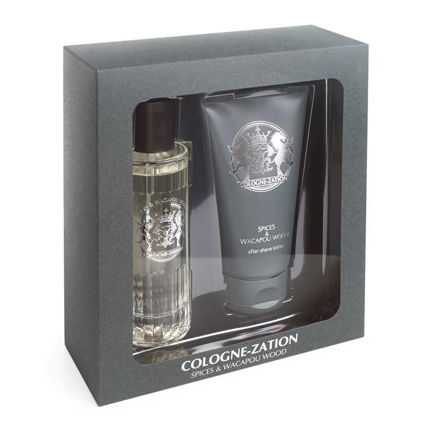

COLOGNE-ZATION ПОДАРОЧНЫЙ НАБОР ДЛЯ МУЖЧИН Spices & Wacapou wood
