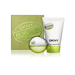DKNY Парфюмерный набор Be Delicious Парфюмерная вода, спрей 30 мл + Гель для душа 100 мл парфюмированная вода для женщин dkny be delicious fresh blossom 30 мл