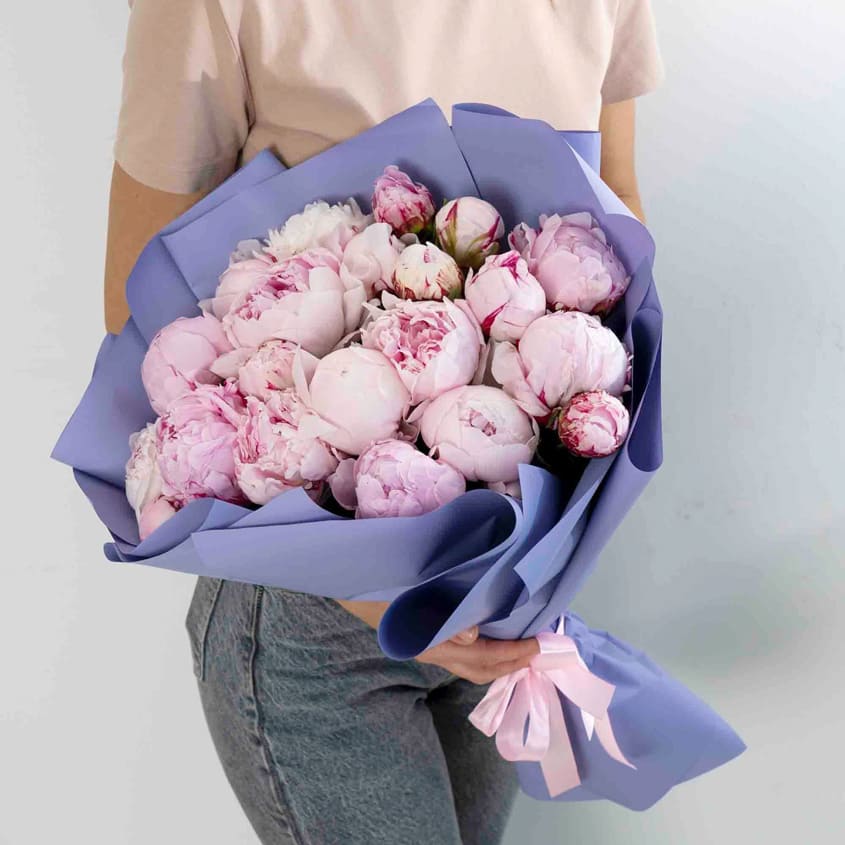 

Л'Этуаль Flowers Букет из пионов 21 шт.