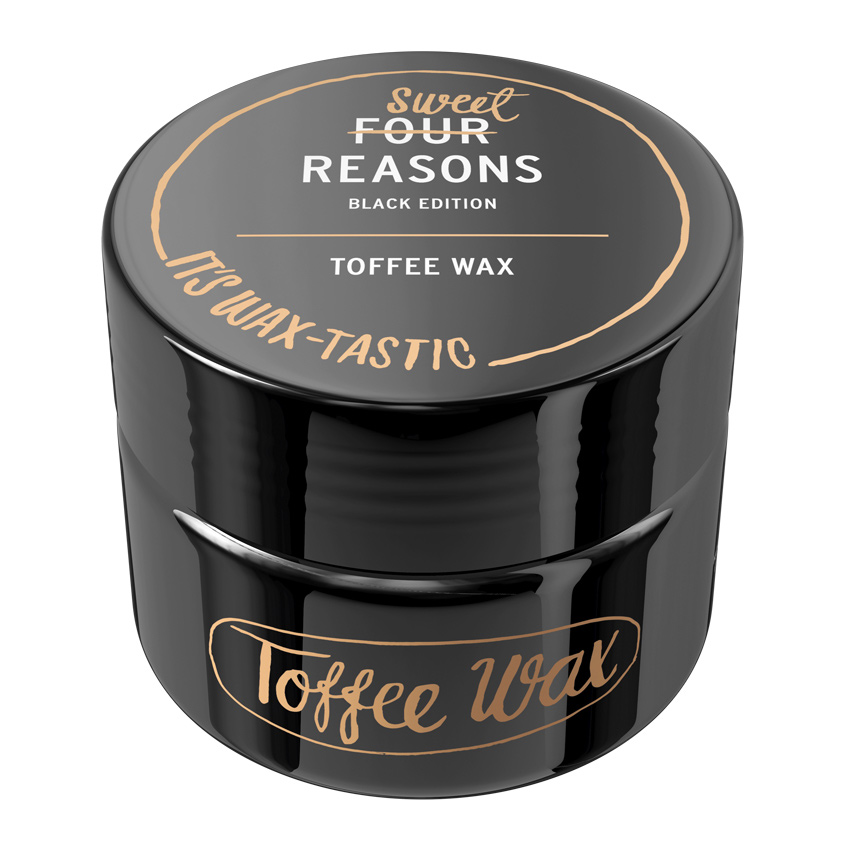 FOUR REASONS Воск супер сильной фиксации Toffee Black Edition