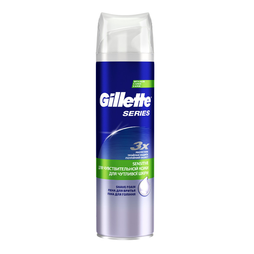 GILLETTE Пена для бритья Gillette Series Sensitive Skin (для чувствительной кожи)