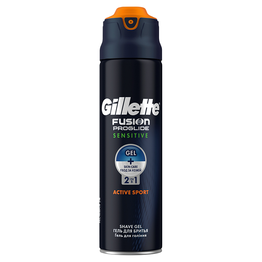 GILLETTE Гель для бритья Fusion ProGlide Sensitive Active Sport