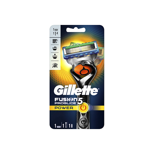 GILLETTE Бритва Fusion ProGlide Power Flexball с 1 сменной кассетой