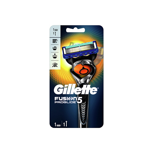 GILLETTE Бритва Fusion ProGlide Flexball с 1 сменной кассетой