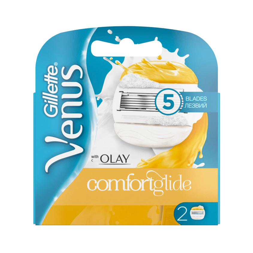 

GILLETTE Cменные кассеты для бритья Venus Comfortglide &Olay