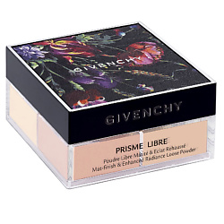GIVENCHY Матирующая рассыпчатая пудра для лица PRISME LIBRE EDITION COUTURE 2018 02 бежевая тафта givenchy prisme libre рассыпчатая пудра для лица 7 розовая вуаль