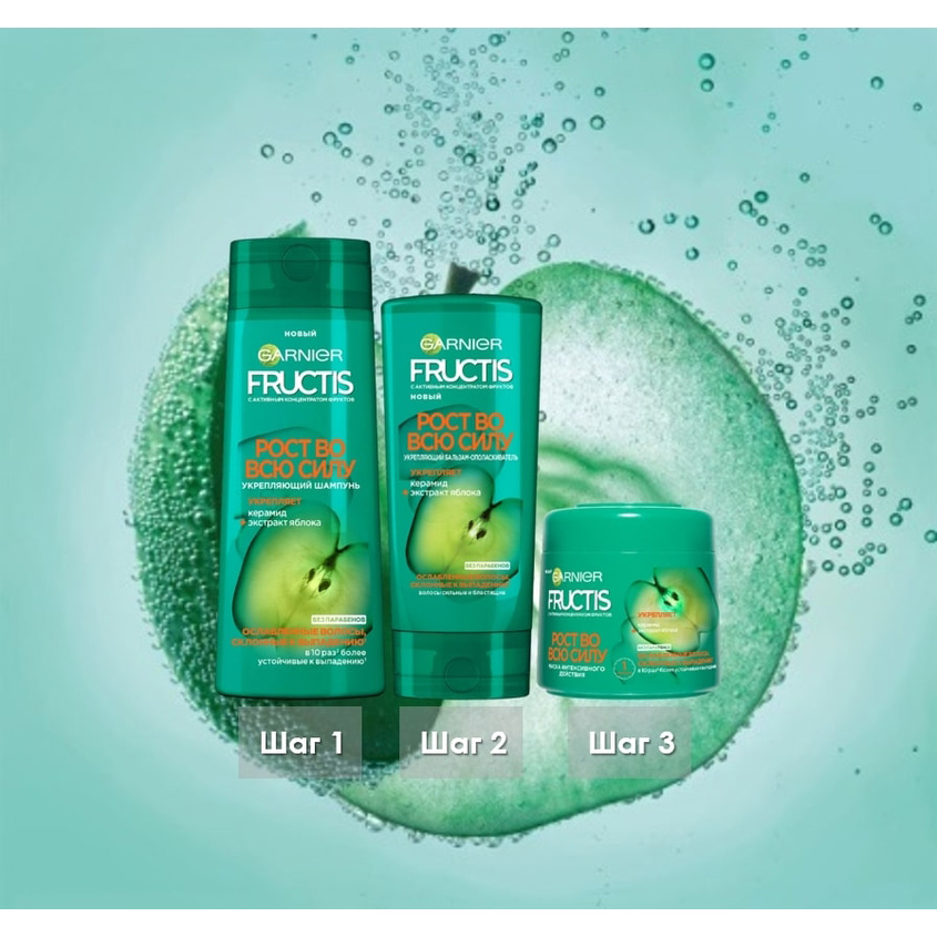Шампуни GARNIER Fructis Шампунь для волос "Фруктис, Рост во всю Силу ...