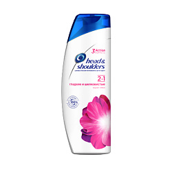 

HEAD & SHOULDERS Шампунь 2в1 против перхоти Гладкие и шелковистые 400 мл