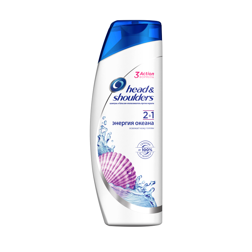 

HEAD & SHOULDERS Шампунь и бальзам 2в1 Энергия океана