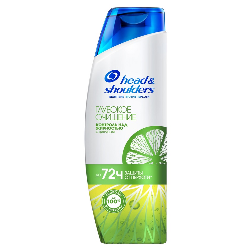 

HEAD & SHOULDERS Шампунь против перхоти Глубокое очищение контроль над жирностью