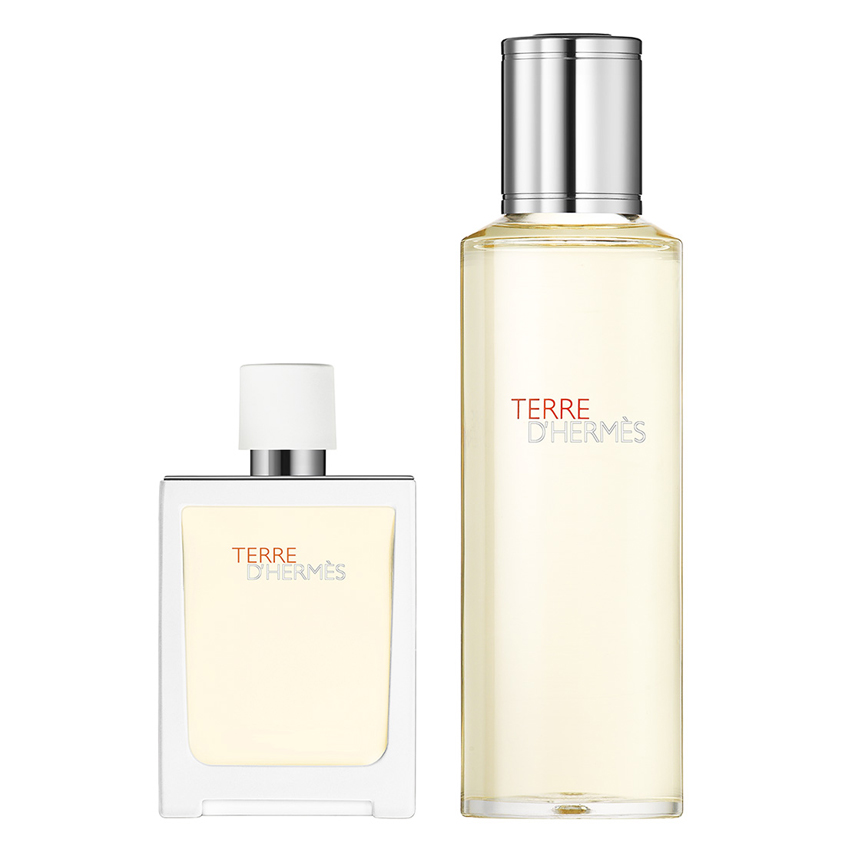 HERMÈS Terre d'Hermès Eau Très Fraîche Eau de Toilette Travel Spray 30 ml and Refill 125 ml