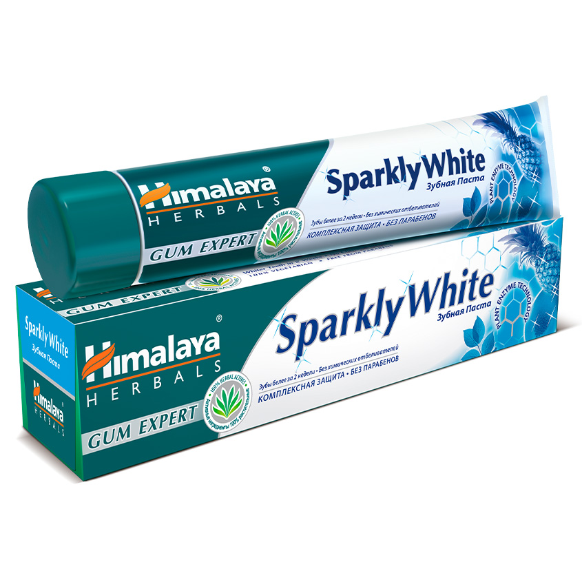 HIMALAYA SINCE 1930 Паста зубная Отбеливающая SPARKLY WHITE