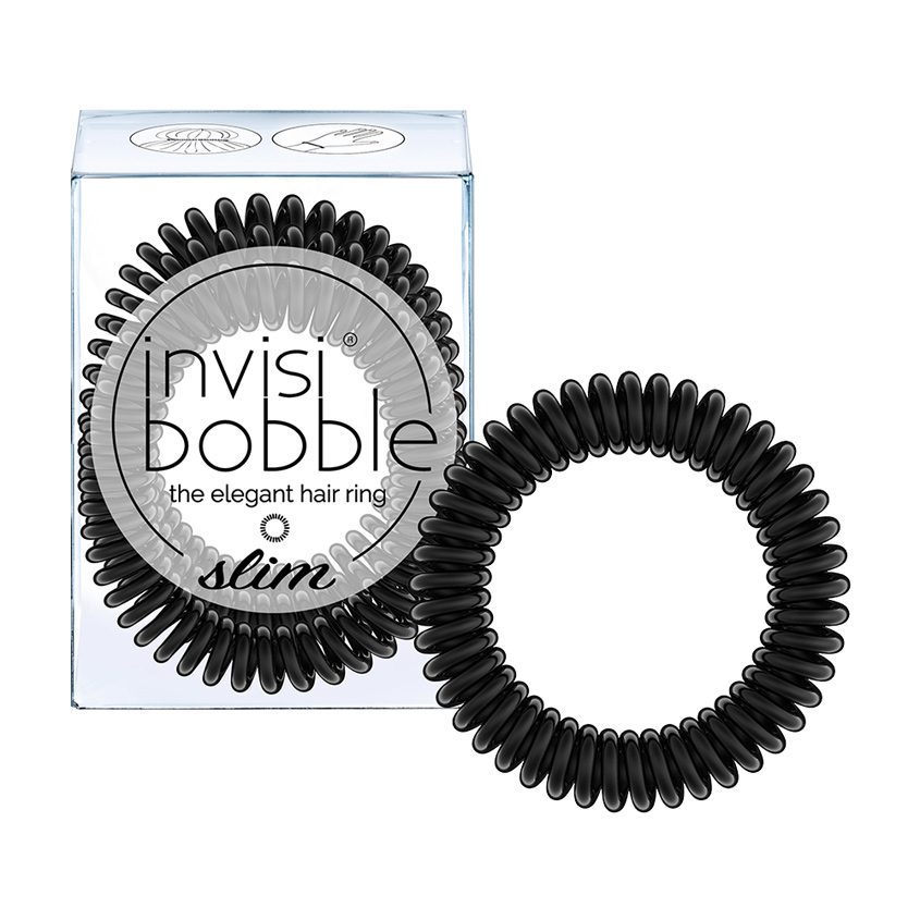 INVISIBOBBLE Резинка-браслет для волос invisibobble SLIM True Black
