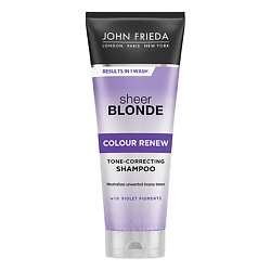 JOHN FRIEDA Шампунь для восстановления и поддержания оттенка осветленных волос Sheer Blonde СOLOUR RENEW 250 мл