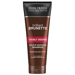JOHN FRIEDA Шампунь для усиления насыщенности оттенка темных волос Brilliant Brunette VISIBLY DEEPER 250 мл